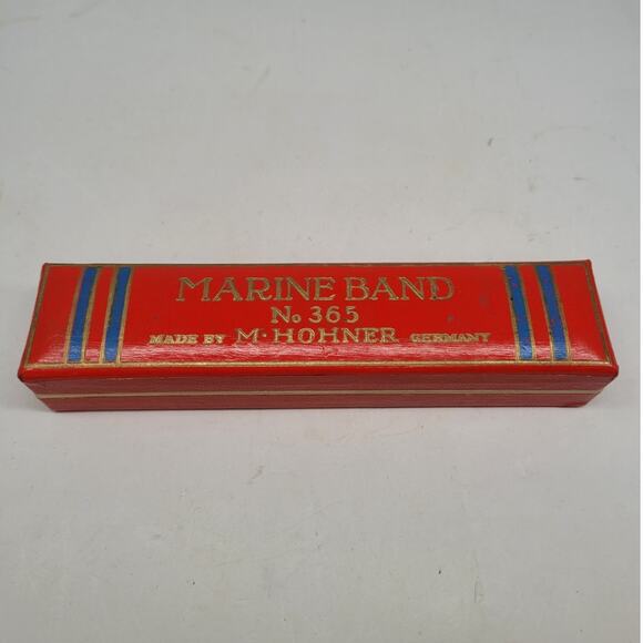 Vintage Hohner Marine Band 1896 Harmonica Antique Collectible Musical Instrument - Picture 3 of 15